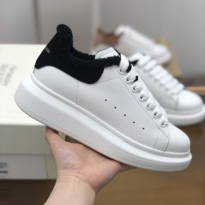 ¡¸#518¡¹Alexander McQueen MQ Black velvet Lining Sneakers