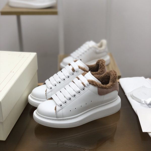 ¡¸#519¡¹Alexander McQueen MQ Pink velvet Lining Sneakers - Image 3