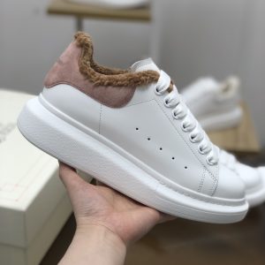 ¡¸#519¡¹Alexander McQueen MQ Pink velvet Lining Sneakers