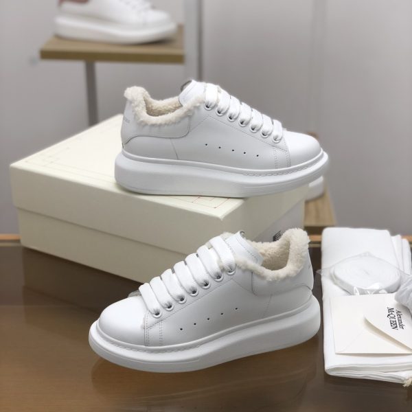 ¡¸#520¡¹Alexander McQueen MQ White velvet Lining Sneakers - Image 3