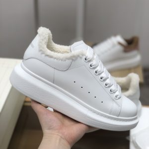 ¡¸#520¡¹Alexander McQueen MQ White velvet Lining Sneakers