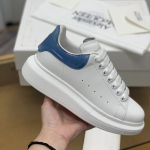 ¡¸#524¡¹Alexander McQueen MQ Jelly Lake Blue Tail Sneakers