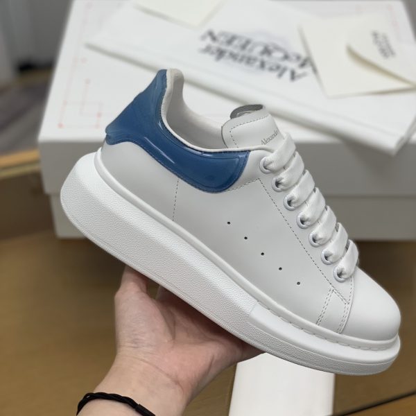 ¡¸#524¡¹Alexander McQueen MQ Jelly Lake Blue Tail Sneakers