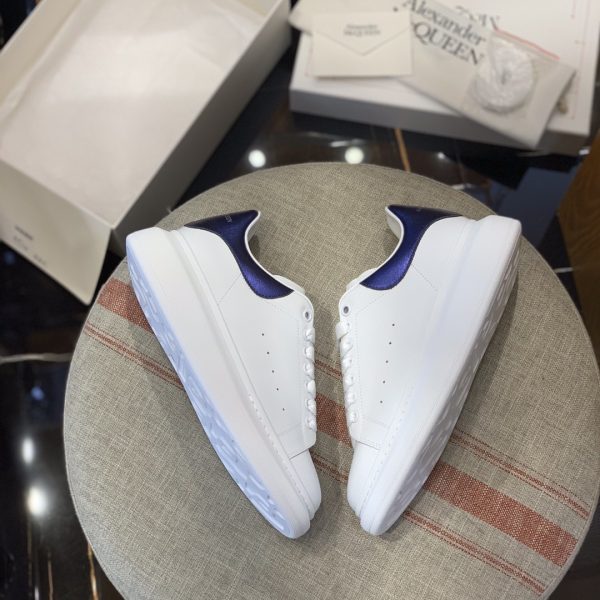 ¡¸#494¡¹Alexander McQueen MQ plating blue velvet tail Sneakers - Image 3