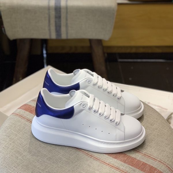 ¡¸#494¡¹Alexander McQueen MQ plating blue velvet tail Sneakers - Image 2