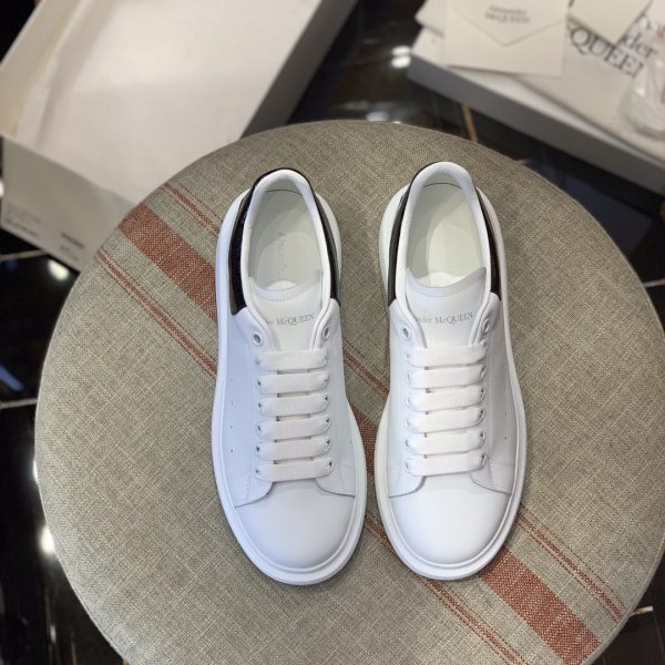 ¡¸#495¡¹Alexander McQueen MQ Grey paint snake-grain pattern tail Sneakers - Image 3