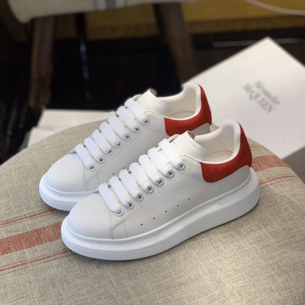 ¡¸#503¡¹Alexander McQueen MQ Red velvet tail Sneakers - Image 2
