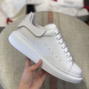 ¡¸#505¡¹Alexander McQueen MQ White Tricolor tail Sneakers