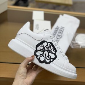 ¡¸#506¡¹Alexander McQueen MQ 3D white bloom Sneakers
