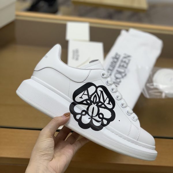 ¡¸#506¡¹Alexander McQueen MQ 3D white bloom Sneakers