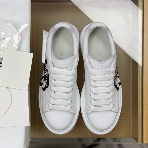¡¸#506¡¹Alexander McQueen MQ 3D white bloom Sneakers - Image 3