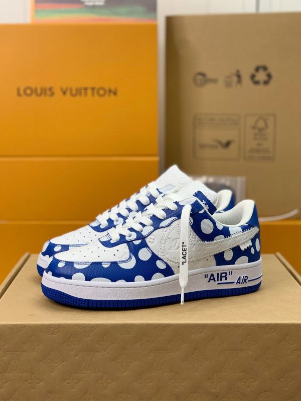 「#641」LOUIS VUITTON × NIKE AIR FORCE 1 Sneaker - Image 2