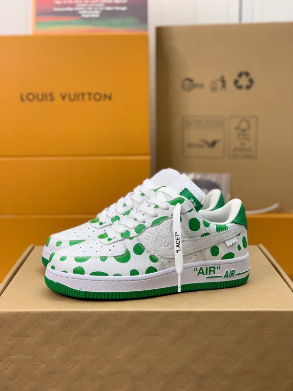 「#644」LOUIS VUITTON × NIKE AIR FORCE 1 Sneaker - Image 2