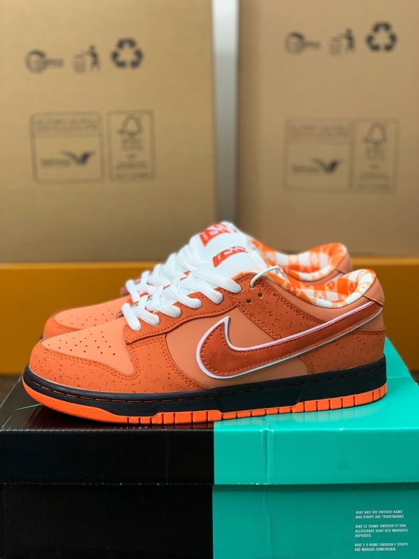 ¡¸#753¡¹Nike UA Dunk SB Low Orange Lobster Sneakers - Image 2