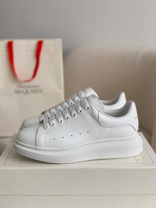 ¡¸#461¡¹Alexander McQueen MQ white cowhide tail Sneakers - Image 2