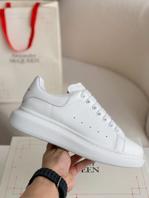 ¡¸#461¡¹Alexander McQueen MQ white cowhide tail Sneakers - Image 3