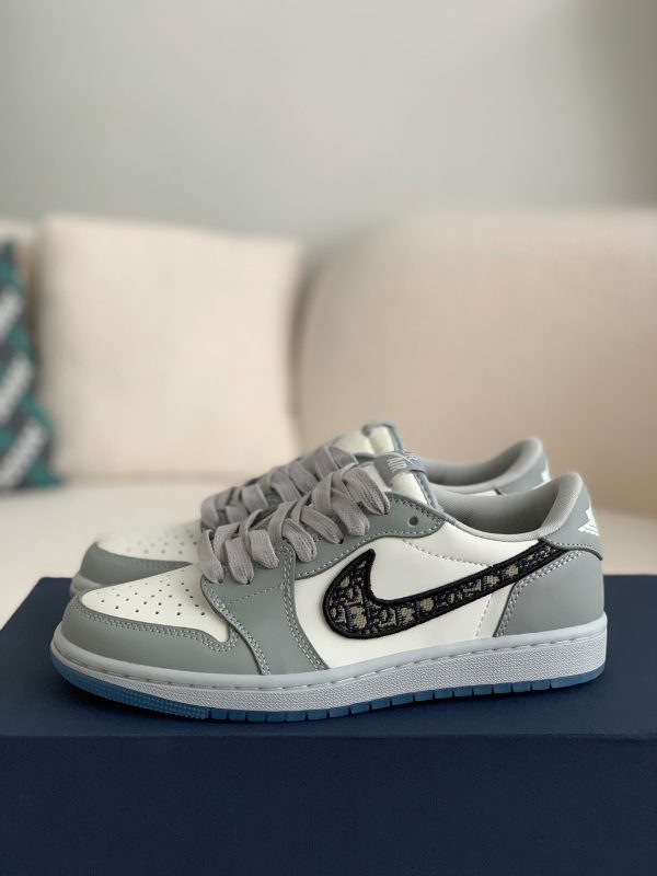 「#830」DIOR x NIKE JORDAN 1 Sneaker Low - Image 2