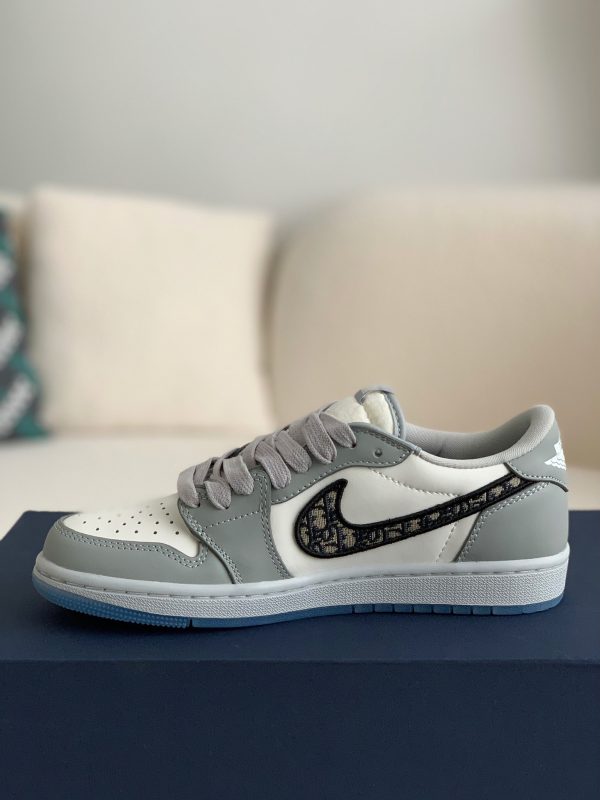 「#830」DIOR x NIKE JORDAN 1 Sneaker Low - Image 3