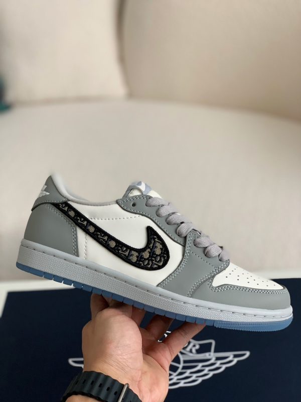 「#830」DIOR x NIKE JORDAN 1 Sneaker Low - Image 4