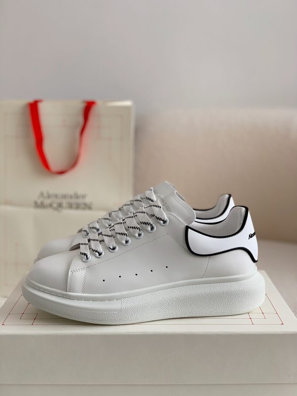 ¡¸#464¡¹Alexander McQueen MQ white film tail Sneakers - Image 2