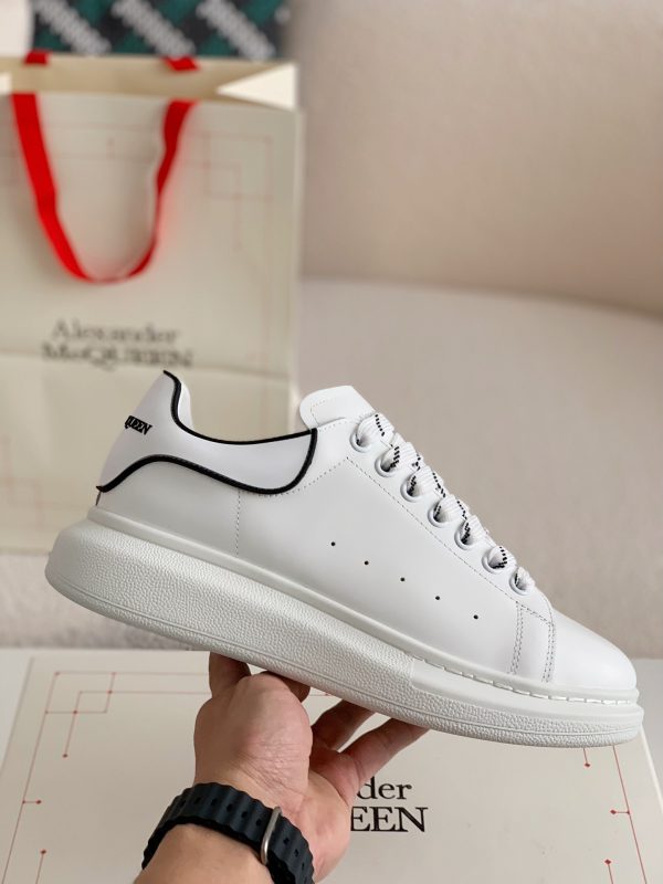 ¡¸#464¡¹Alexander McQueen MQ white film tail Sneakers - Image 3