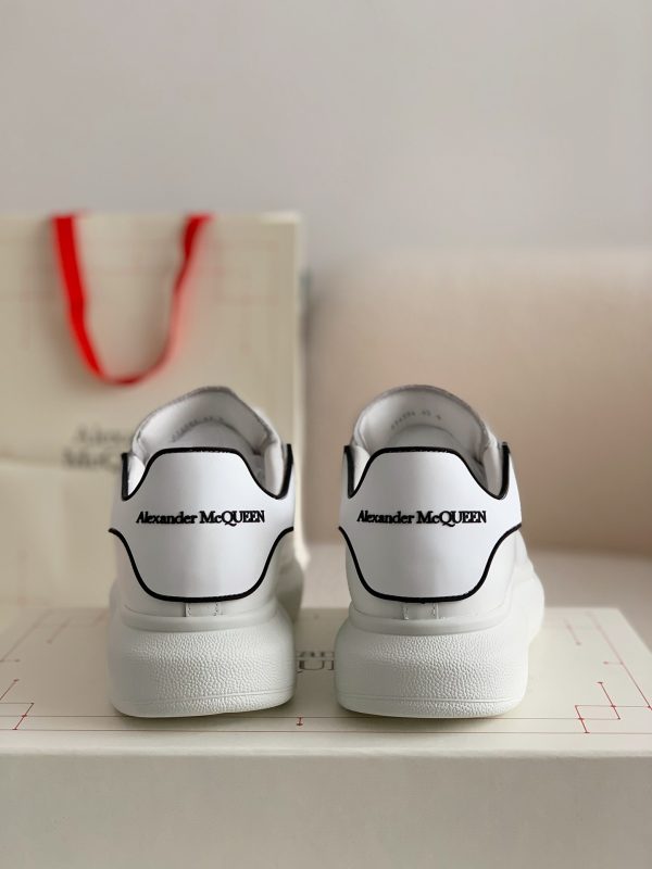 ¡¸#464¡¹Alexander McQueen MQ white film tail Sneakers - Image 5