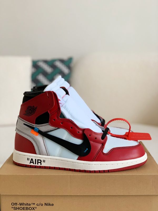 ¡¸#843¡¹Nike Off-White Air Jordan 1 Retro Chicago