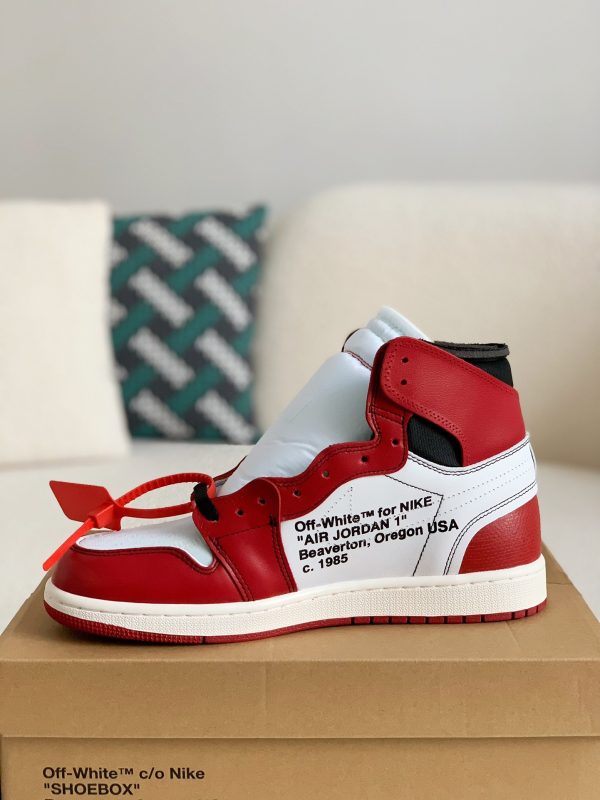 ¡¸#843¡¹Nike Off-White Air Jordan 1 Retro Chicago - Image 4