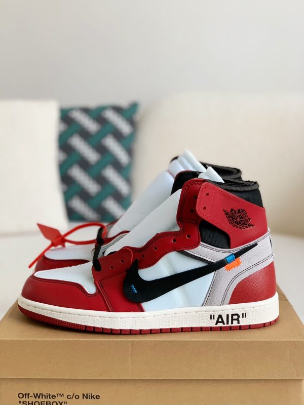 ¡¸#843¡¹Nike Off-White Air Jordan 1 Retro Chicago - Image 2