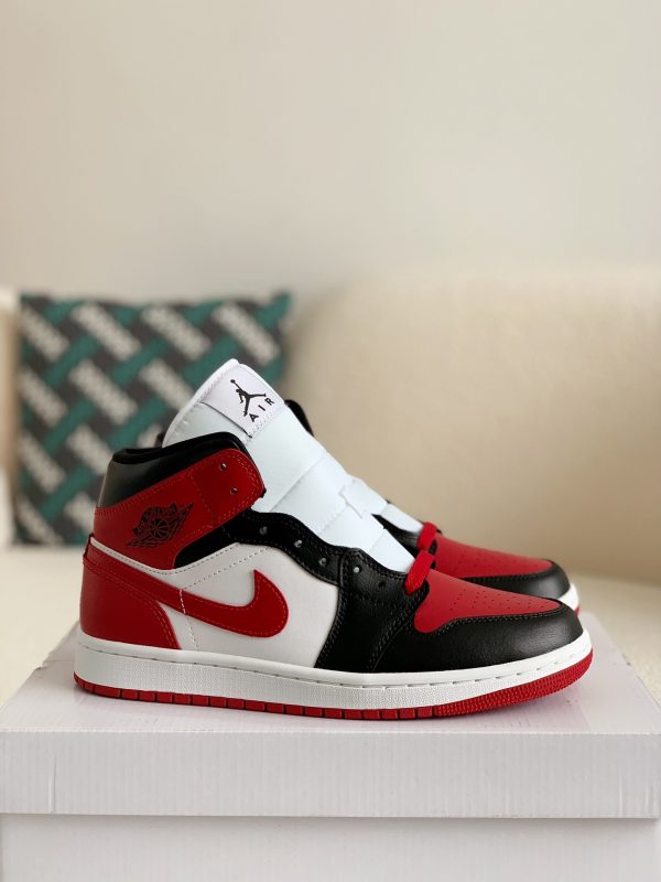 ¡¸#942¡¹Nike Air Jordan 1 Retro High OG Bred Toe
