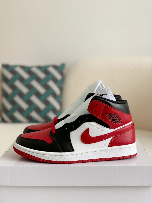 ¡¸#942¡¹Nike Air Jordan 1 Retro High OG Bred Toe - Image 2
