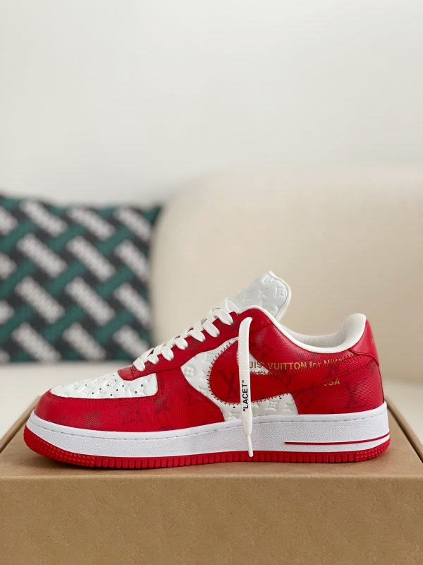 「#705」LOUIS VUITTON × NIKE AIR FORCE 1 SNEAKER - Image 4