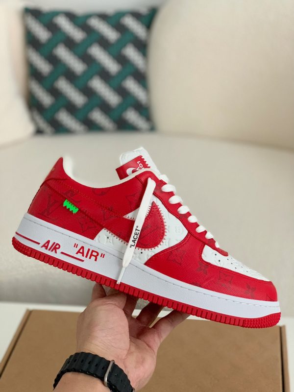 「#705」LOUIS VUITTON × NIKE AIR FORCE 1 SNEAKER - Image 3
