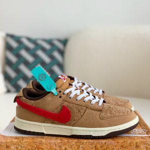 ¡¸#1488¡¹CLOT x Nike Dunk Low SP CN GCEL Cork Sneakers