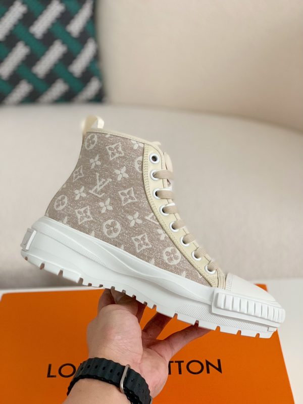「#876」Louis Vuitton Squad Women's flat bottomed boots - Image 3