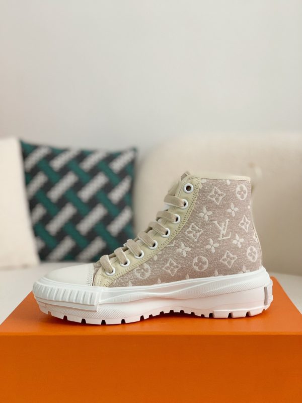 「#876」Louis Vuitton Squad Women's flat bottomed boots - Image 4