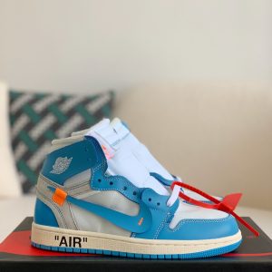 ¡¸#835¡¹Off-White Air Jordan 1 Powder Blue UNC AJ1