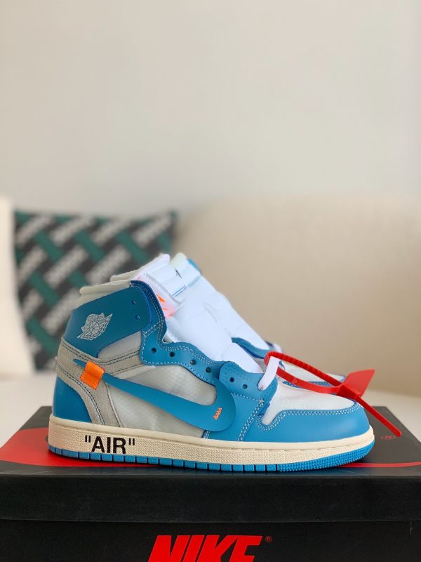¡¸#835¡¹Off-White Air Jordan 1 Powder Blue UNC AJ1