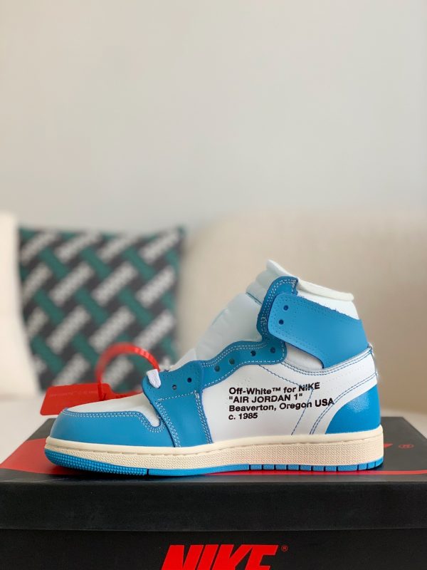 ¡¸#835¡¹Off-White Air Jordan 1 Powder Blue UNC AJ1 - Image 4