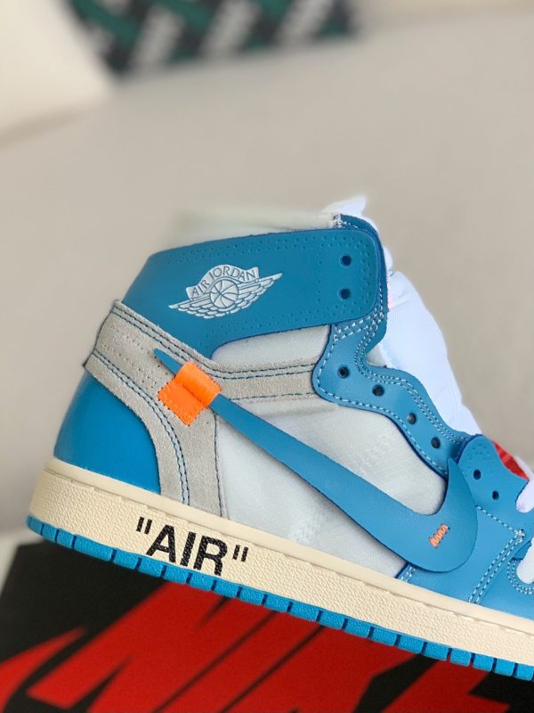 ¡¸#835¡¹Off-White Air Jordan 1 Powder Blue UNC AJ1 - Image 6
