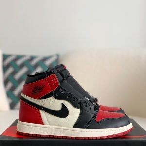 ¡¸#840¡¹Air Jordan 1 Retro High OG Bred Toe