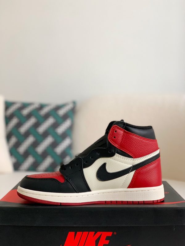 ¡¸#840¡¹Air Jordan 1 Retro High OG Bred Toe - Image 4