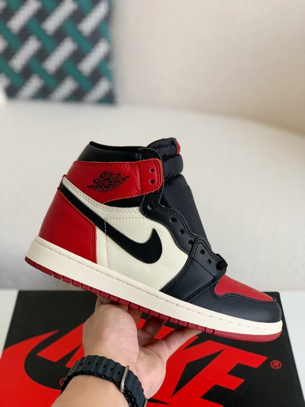 ¡¸#840¡¹Air Jordan 1 Retro High OG Bred Toe - Image 3