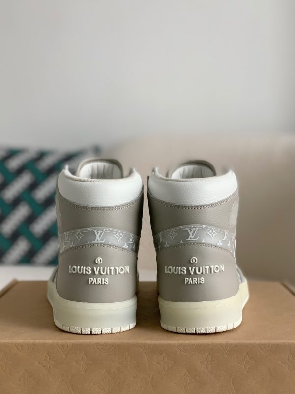 「#1579」Louis Vuitton x Nike Air Jorda 1 High AJ1 Sneakers - Image 5