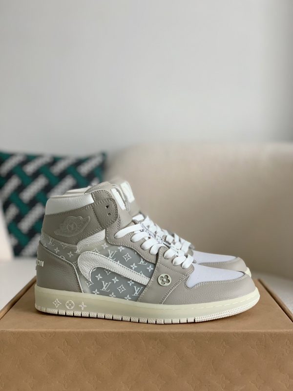「#1579」Louis Vuitton x Nike Air Jorda 1 High AJ1 Sneakers