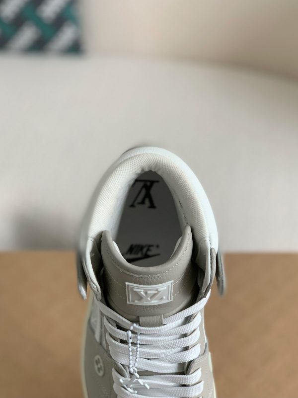 「#1579」Louis Vuitton x Nike Air Jorda 1 High AJ1 Sneakers - Image 7