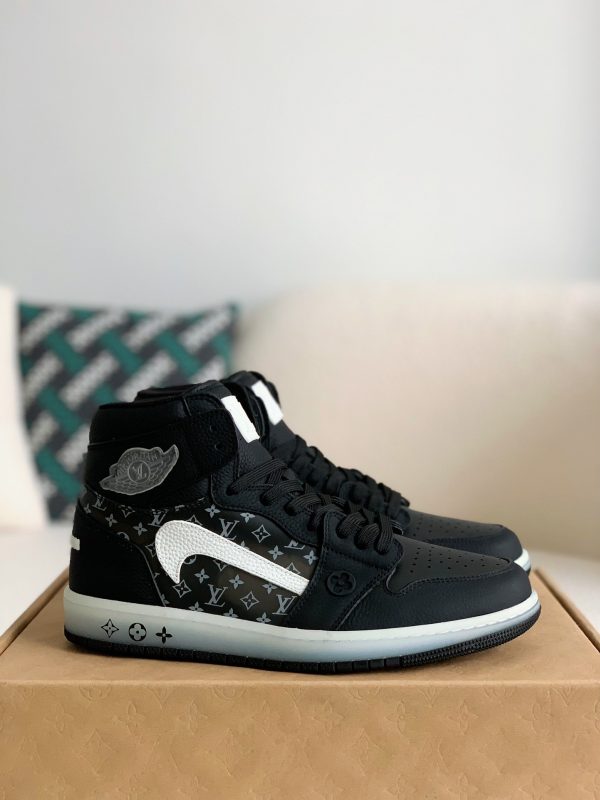 「#1580」Louis Vuitton x Nike Air Jorda 1 High AJ1 Sneakers