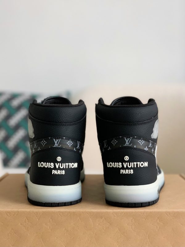 「#1580」Louis Vuitton x Nike Air Jorda 1 High AJ1 Sneakers - Image 5