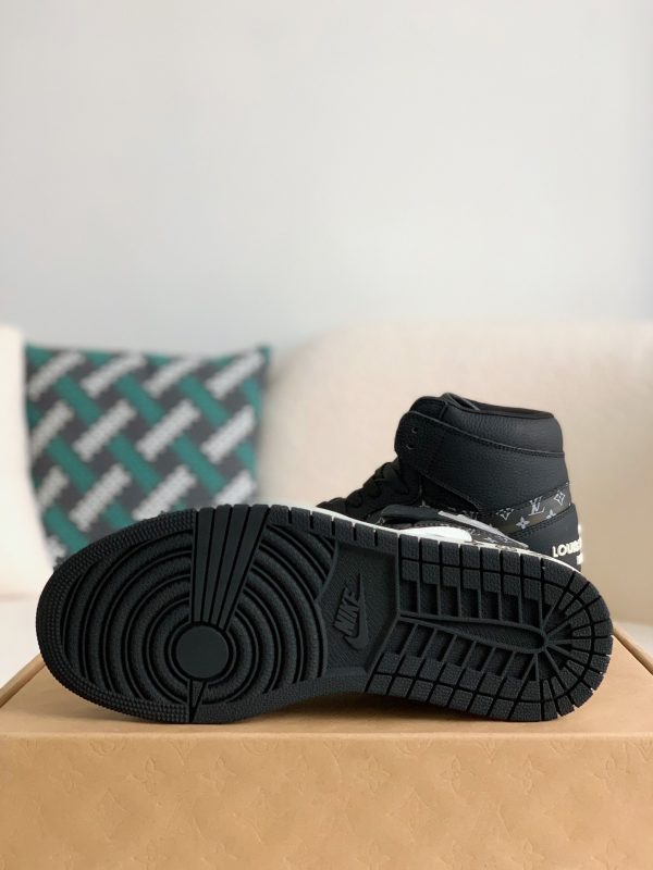 「#1580」Louis Vuitton x Nike Air Jorda 1 High AJ1 Sneakers - Image 10