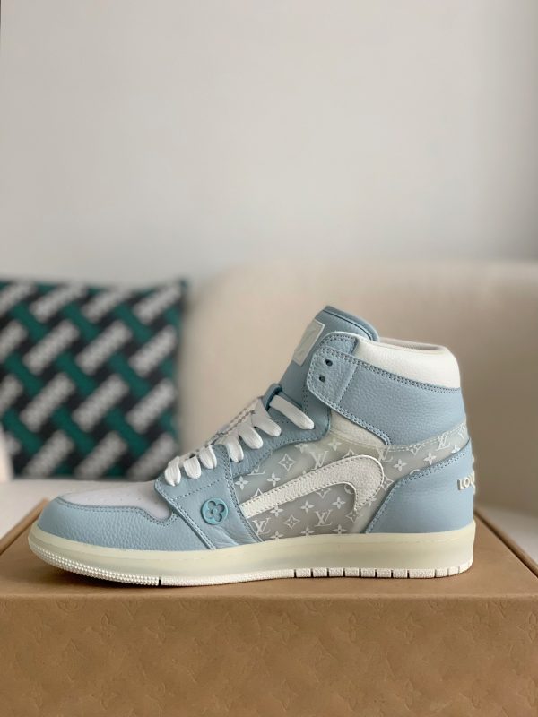「#1581」Louis Vuitton x Nike Air Jorda 1 High AJ1 Sneakers - Image 4